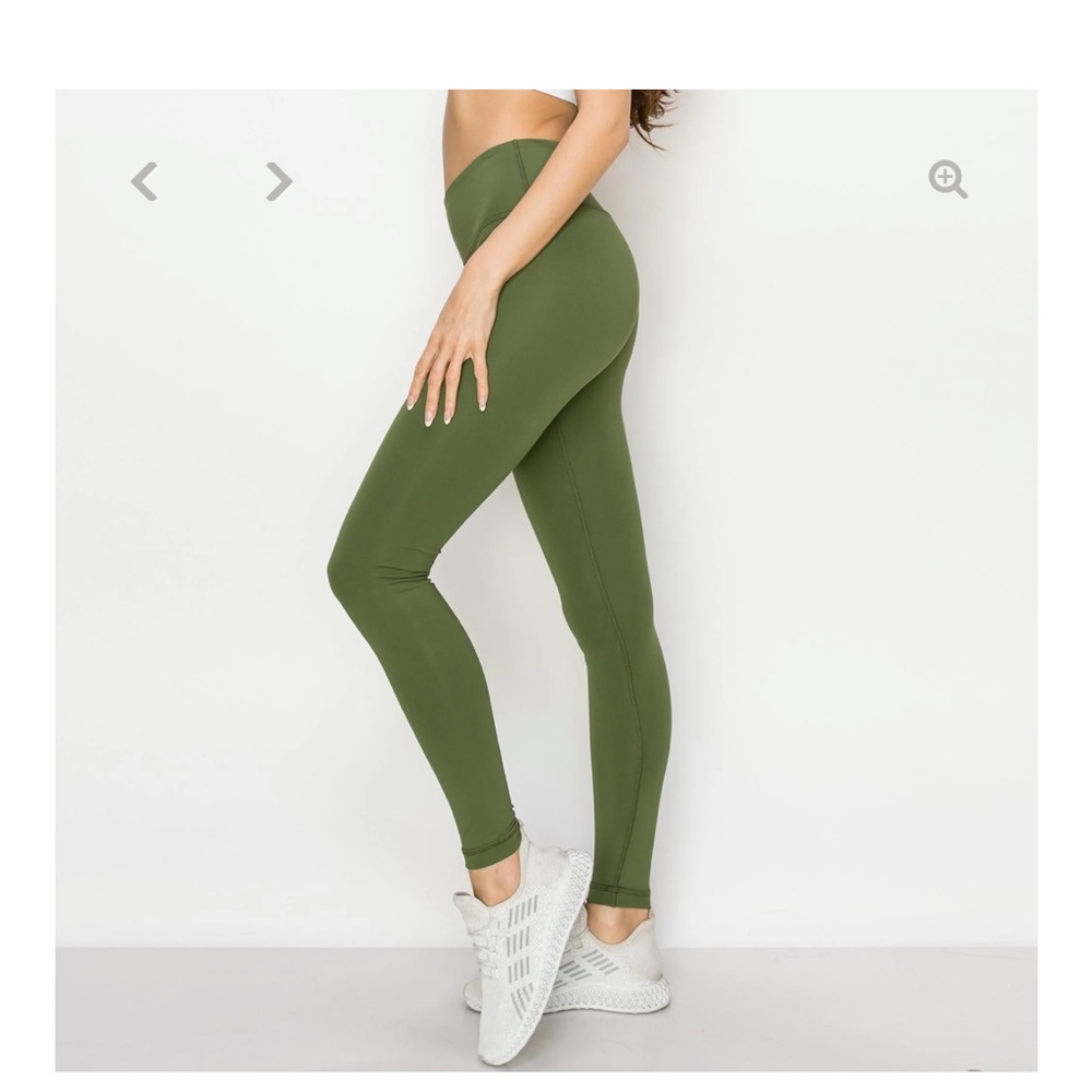 Vimmia High Waisted Core Legging in Dark Olive Green NEW Size Medium Activewear